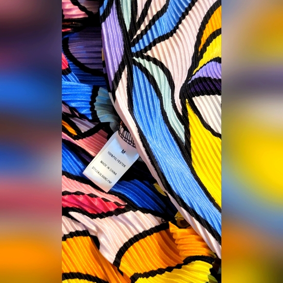 Fashion Nova Abstrat  Crinkle Shirt Dress - Picture 10 of 13